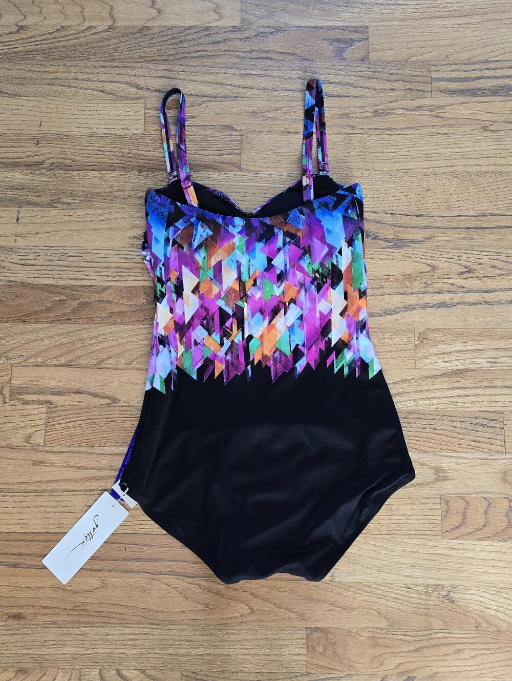Gottex Multi Color Print Women's One-Piece Swimsuit Size 10
